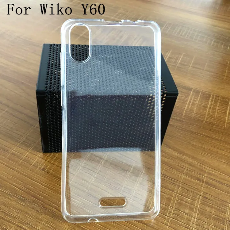 Роскошный прозрачный мягкий силиконовый чехол для телефона Wiko Y60 Y 60 задняя крышка для Wiko Y80 Y80 Coque Fundas Capa - Цвет: Clear