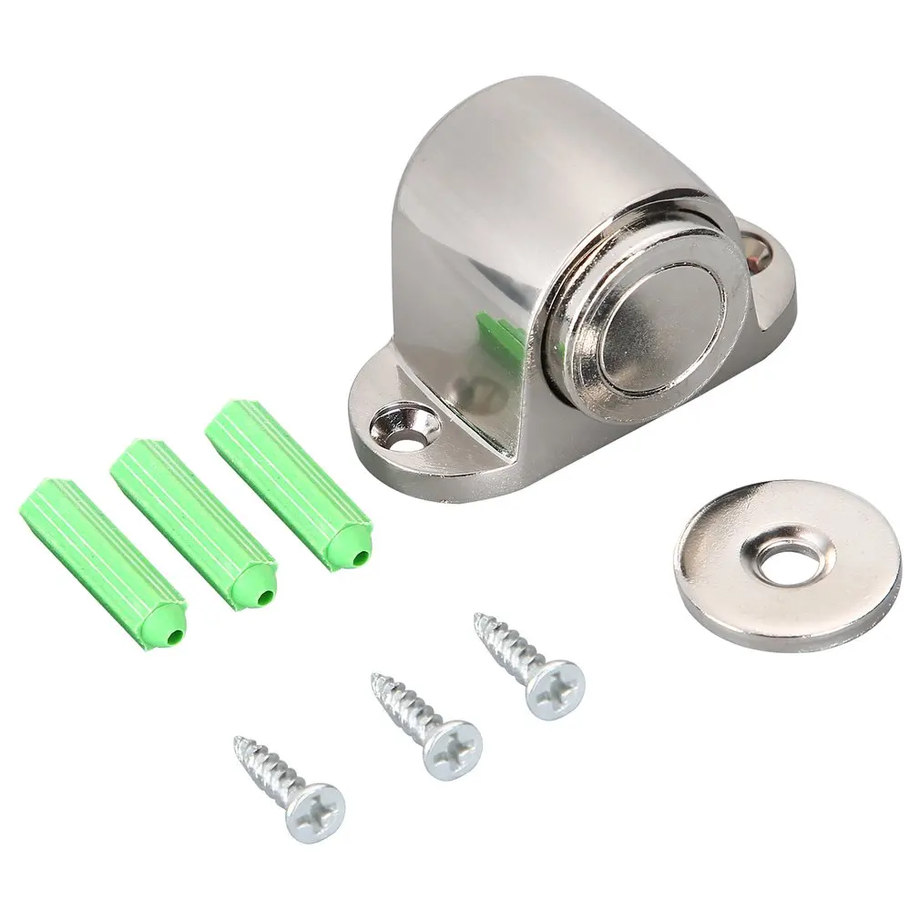 Stainless Steel Door Strong Magnetic Door Stopper Suction Gate Engineering Project Supporting Hardware Door Stop
