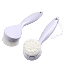 Двухсторонний силиконовый портативный размер для лица 3D очищающий силикон очищает очищающее средство для лица инструмент для ухода за кожей