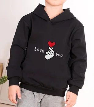 

Boy's autumn new style Letter pattern long sleeve hooded sweater tops