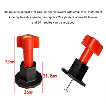 

Tile Leveling System Kit Reusable Leveler Flat Ceramic Floor Wall Construction Tools THIN889