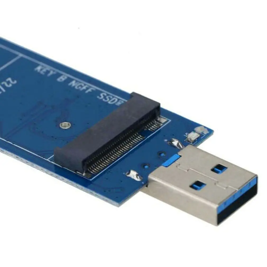 NGFF M.2 к USB3.0 адаптер B Ключ M.2 SSD адаптер USB 3,0 USB к 2280 M2 SSD накопитель адаптер NGFF конвертер ридер карта