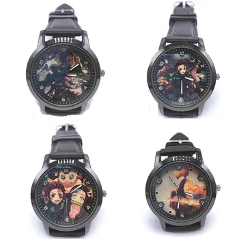 

Demon Slayer Cartoon Watches for Students Stationery Fashion Sport Clock Wristwatch Kimetsu no Yaiba Xmas Gifts for Children