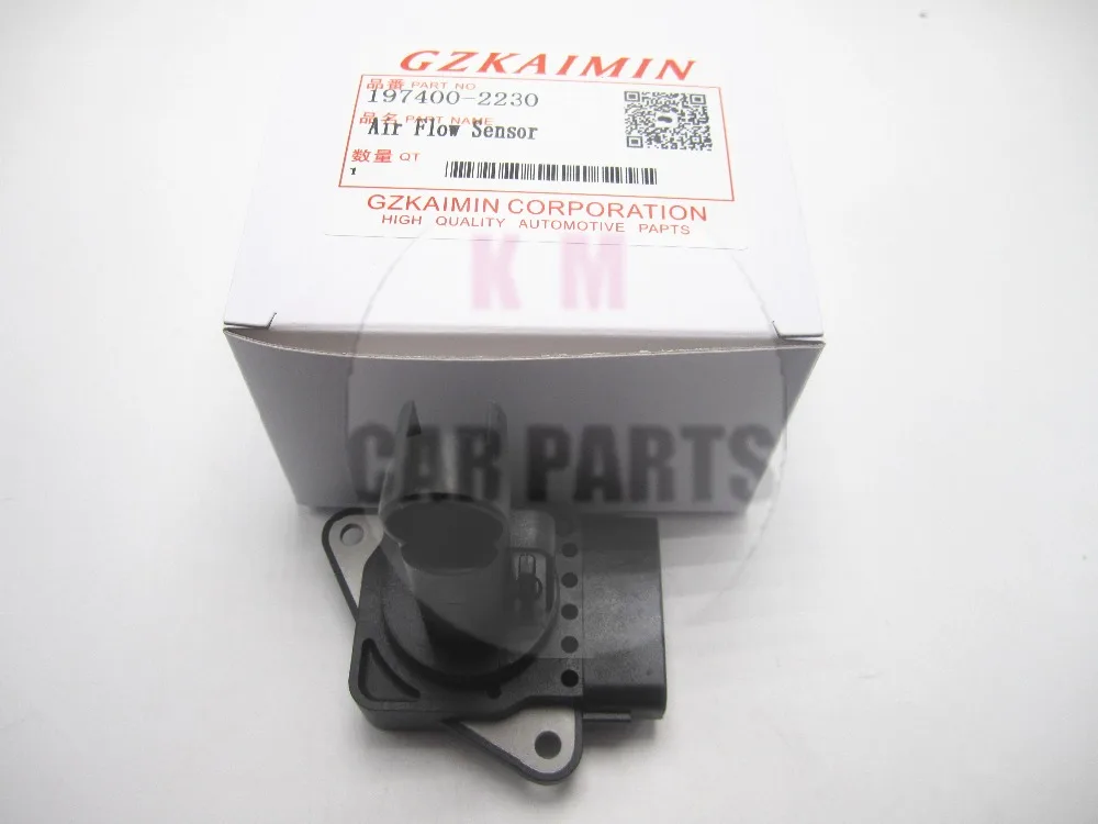 Оригинальный чип новый датчик массового расхода воздуха MAFS 197400-2230 1974002230 63J0