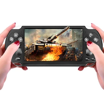 

5.1-inch Handheld Game Console 10000 in 1 Game Crystal Keys Multimedia Player Double Rocker Console Portable