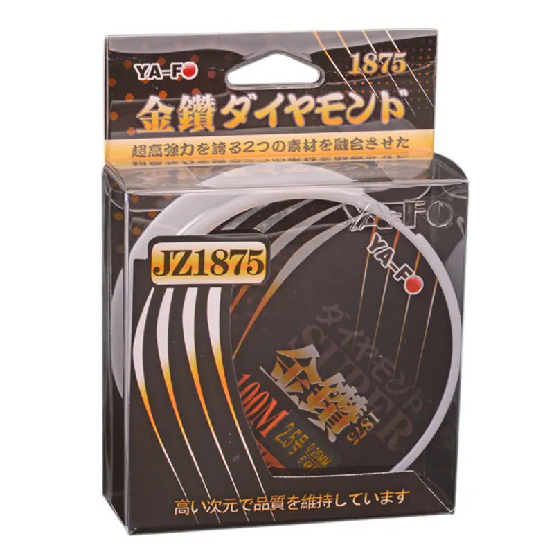 

Factory Direct Selling Yafeng Fishing Line 100 M Gold Diamand Mainline Japan Raw Silk Nylon Thread Ultra-strength Fishing Line