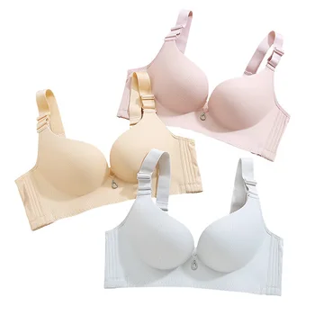 

Plus Size Seamless Sexy Bras For Women Push Up Lace Bra Wireless C Thin Cup Lingerie Brassiere Winter Underwear Female Intimates