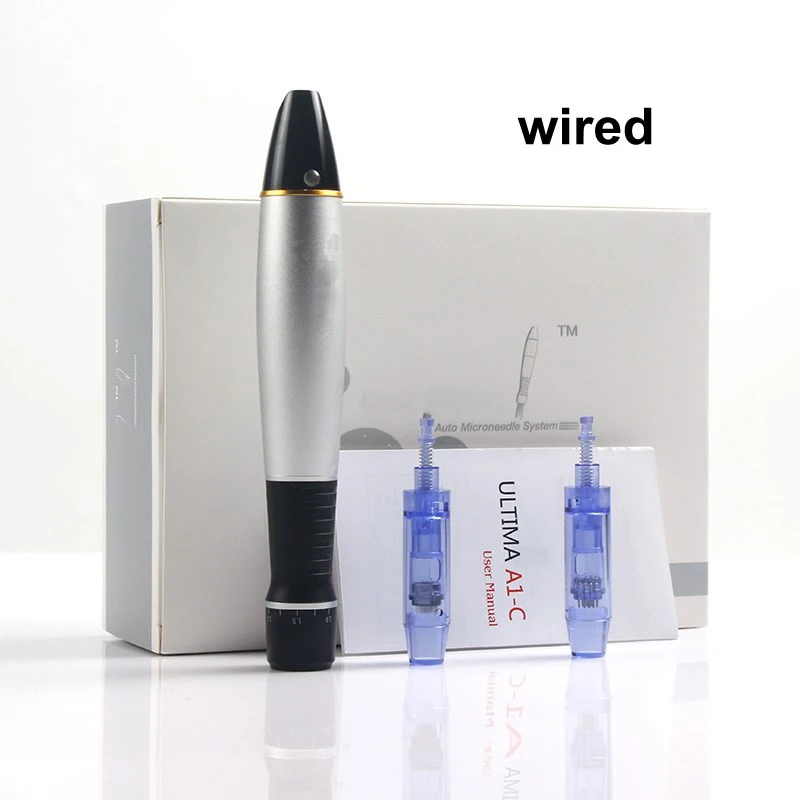 

High Quality Wired Dr.Pen Ultima A1-C Microneedling Pen Mesotherapy Auto Micro Needle Machine with 2pcs Bayonet Cartridge