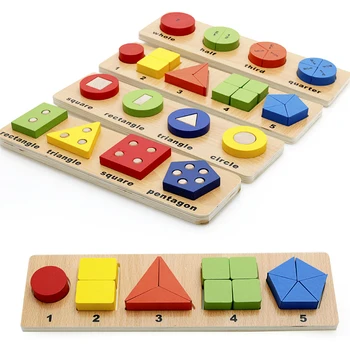 

Early Childhood Education Three-dimensional Geometric Shape Cognitive Sensory Teaching Aids Baby Shape Puzzle Power Kid Toy