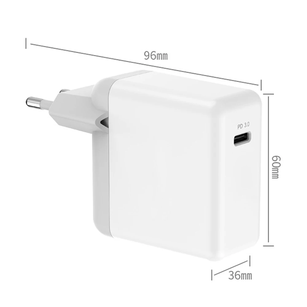 VIPATEEY US/EU 36W быстрое зарядное устройство Зарядное устройство с PD3.0 и QC3.0 Порты 2-Порты и разъёмы USB Зарядное устройство для iPhone samsung Galaxy MacBook Pro/iPad