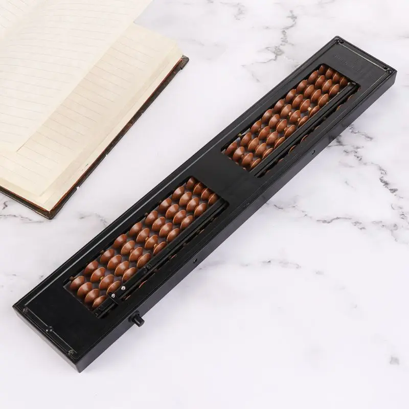 Portable Chinese 23 Digits Column Abacus Arithmetic Soroban Calculating Counting Math Learning Tool for Children |