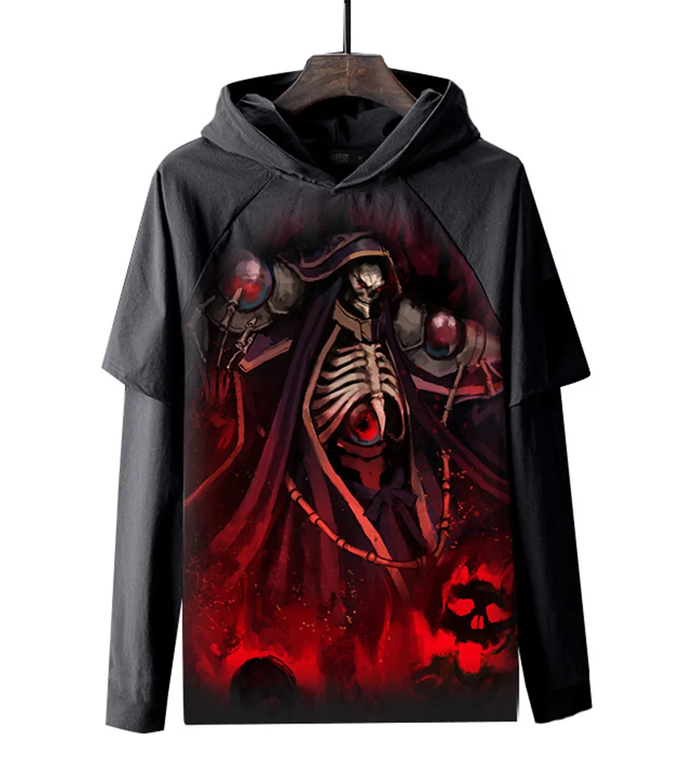 Nuevo Sudadera Con Capucha Аниме игра OverLord 3D Sudadera Con Capucha унисекс Sudadera Con Estampado Ropa