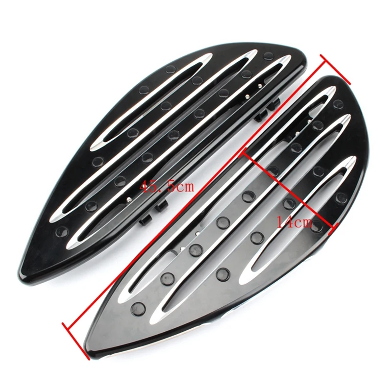Передние половицы для ног Peg крыло подножка подножки колышки черный для Harley Touring 1984