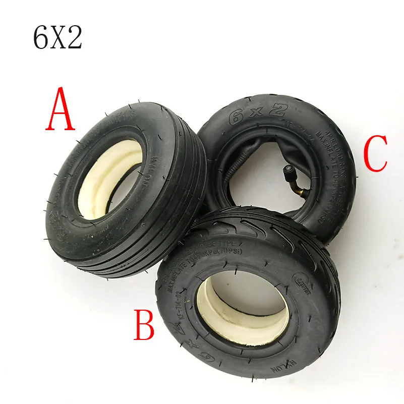 Супер скутер 6 дюймов 6X2Tire и внутренняя трубка набор 6x2 твердые шины для fastwheel F0 электрический скутер стул грузовик тележка