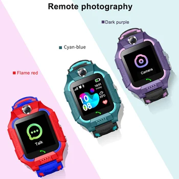 

Z6 Children's Phone Camera Anti-lost Smart Watch LBS Tracker Kids Safe SOS Call HD for Android iOS IP67 waterproof Fastshipping