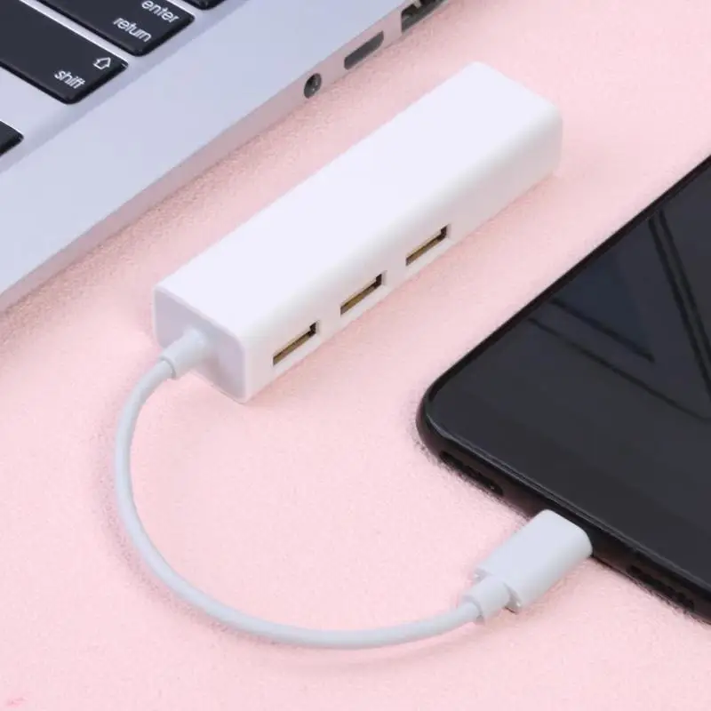 USB 3,1 type-C передача сетевой интерфейс концентратор сетевой конвертер для Macbook