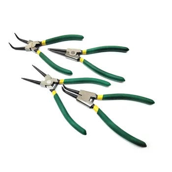 

4x7 Circlip Plier Internal External Straight Curved Snap Ring Handle Stick Sale