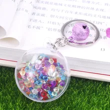 Конфетно-цветной бриллиант хрустальный шар креативная Сумочка Подвеска фурнитура для брелоков для ключей подарок