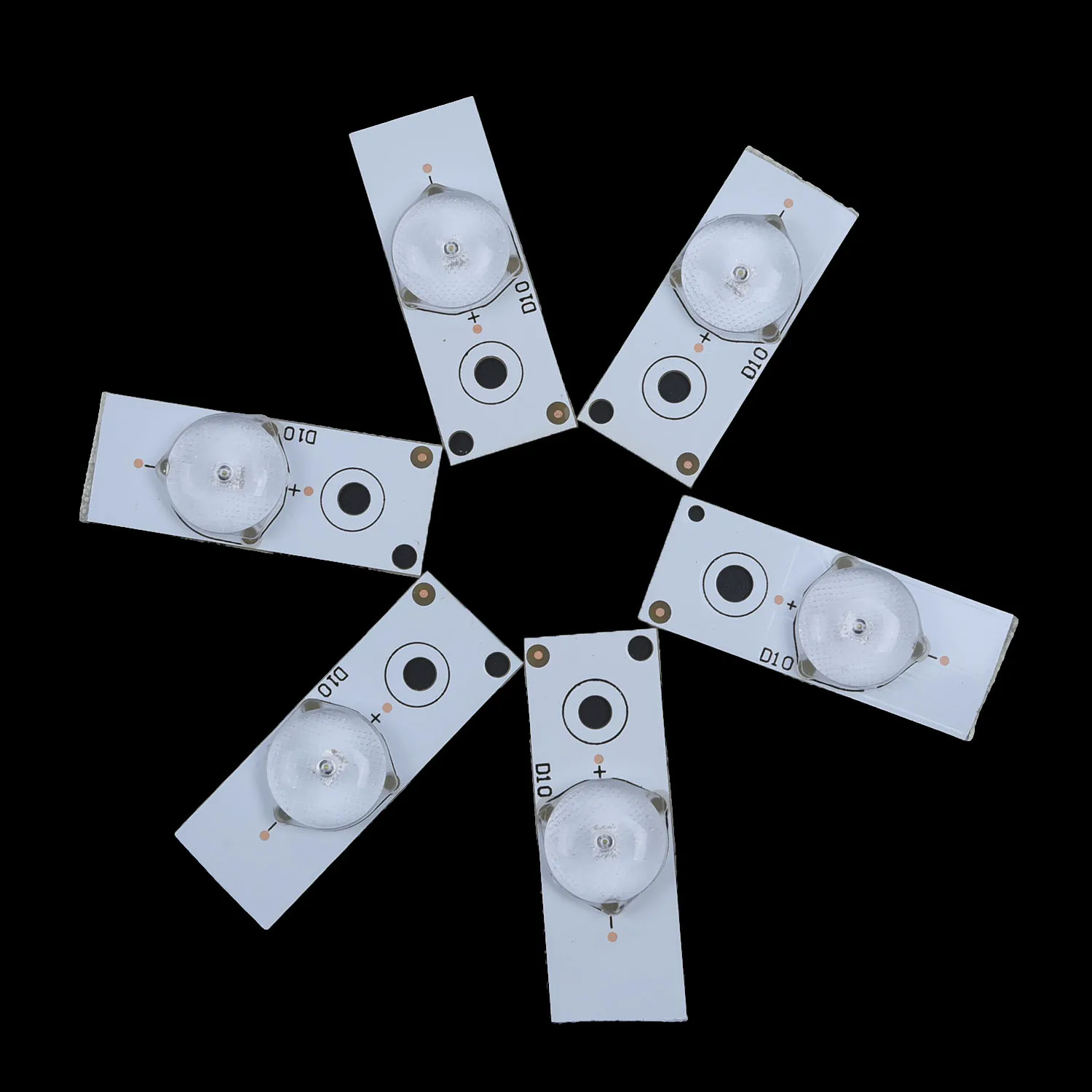 50X3 V SMD лампы с оптическими линзами Fliter для 32-65 светодиодный ТВ Ремонт США