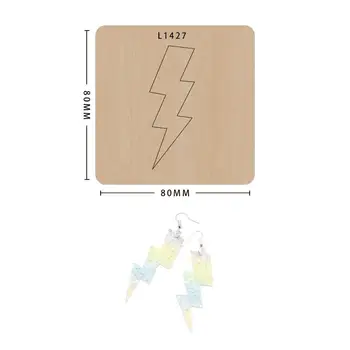 

new earring wooden die mould cutting dies for scrapbooking Suitable for common die-cutting machines in the market