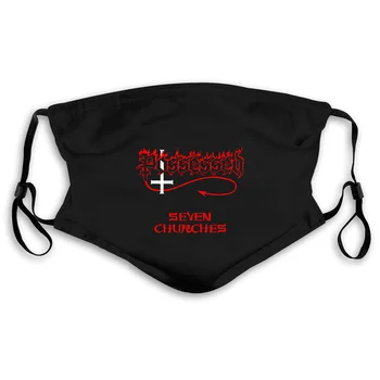 

Possessed Seven Churches black death metal all Men Design Mouth Mask Women's kid PM2.5
