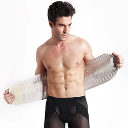 Men Slimming Belts Waist Trainer Abdomen Fat Burning Modeling Tummy Belts Girdle Belly Body Shaper Corset Reducing Corset