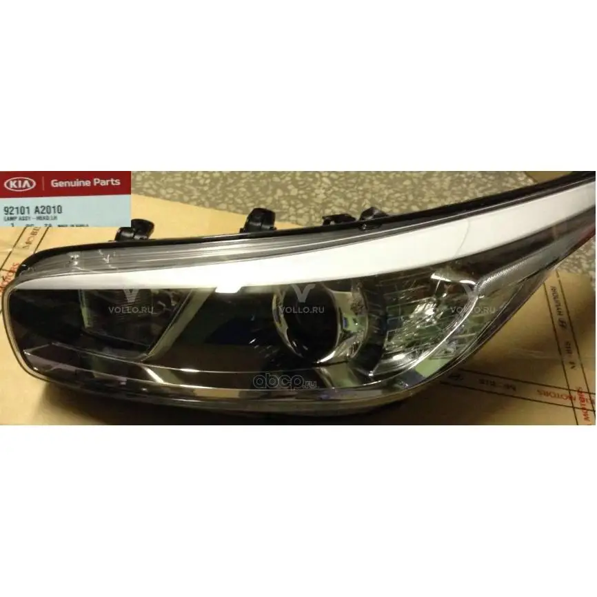 92101A2010 KIA ФАРА ГОЛОВНОГО СВЕТА В СБОРЕ ЛЕВАЯ