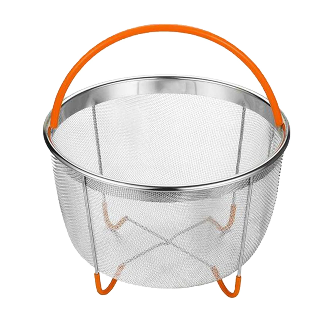 6qt Steamer Basket for Accessories Stainless Steel Strainer and Insert for Pressure Pot and Other Cooking Pot