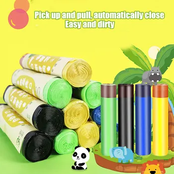 

New Garbage Trash Bag Home Kitchen Dustbin Bin Drawstring Solid Eco-friendly Bag Environmentally Degradable Portable-30