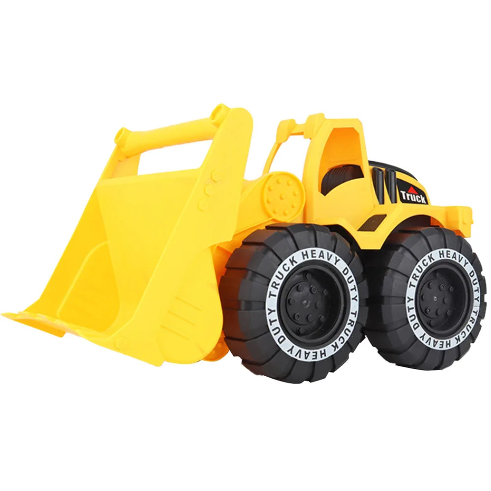 Детский Блестящий игрушечный автомобиль, инженерный автомобиль, экскаватор, модель трактора, игрушечный самосвал, модель классических игрушечных автомобилей, мини-подарок для мальчика - Цвет: Bulldozer- XL