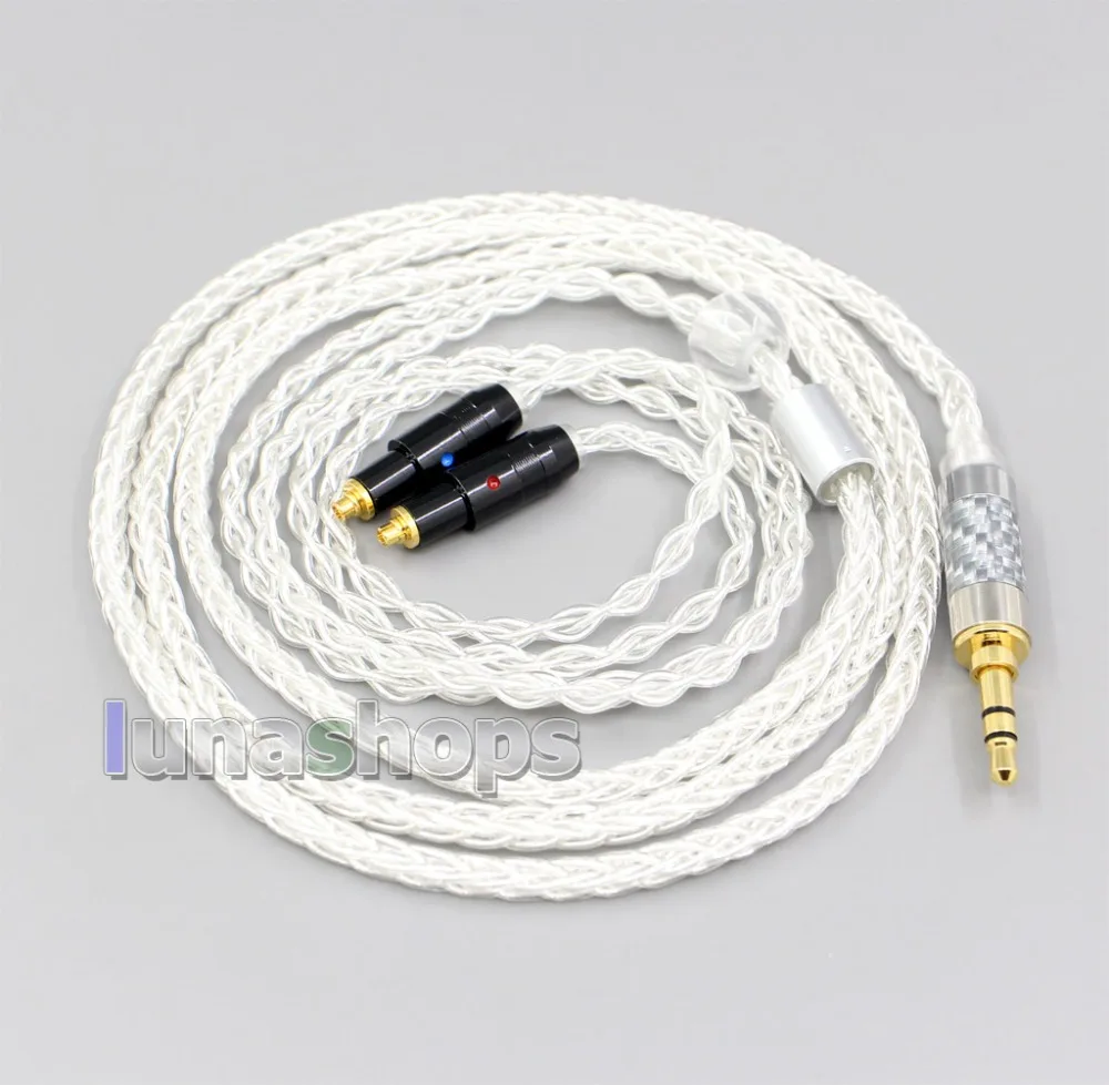 8-жильный посеребренный кабель для наушников LN006571 2 5 мм 4 XLR 3 OCC Для Shure SRH1540 SRH1840 SRH1440