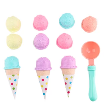 

17PCS Ice Cream Play Set Pretend Play Toys Educational Kid Kitchen Set Fun Miniature Toys for Children