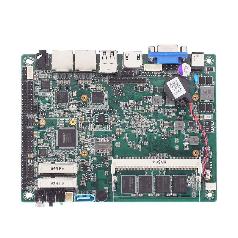 Baytrail-D/I/M процессор J1800 8-36V Промышленная материнская плата DDR3L 5* RS-232 1* RS-485/RS-422