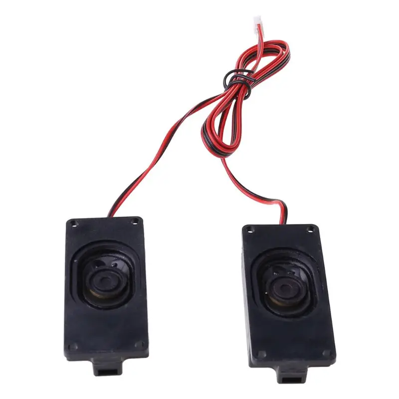 OOTDTY 2X 4 Ohm 3W 3070 Advertising LCD TV Speakers Loudspeaker Rectangle Speaker