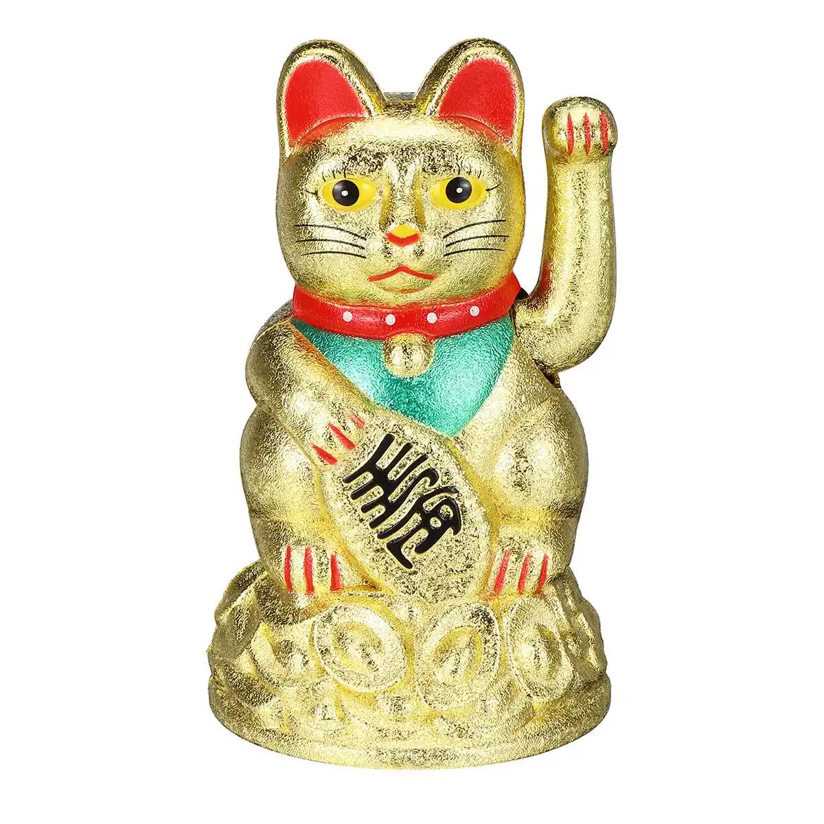 Китайский Богатство счастливый развевающийся Кот Электрический Maneki автомобиль интерьерный дисплей украшение автомобиля орнамент для сиденья дома прекрасный Декор Куклы - Название цвета: frosted