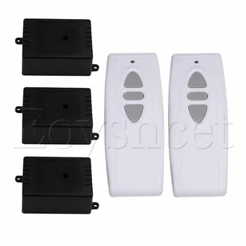 

433MHz 1CH 12V 30m Remote Control Self-locked 3Key Switch Door Opener