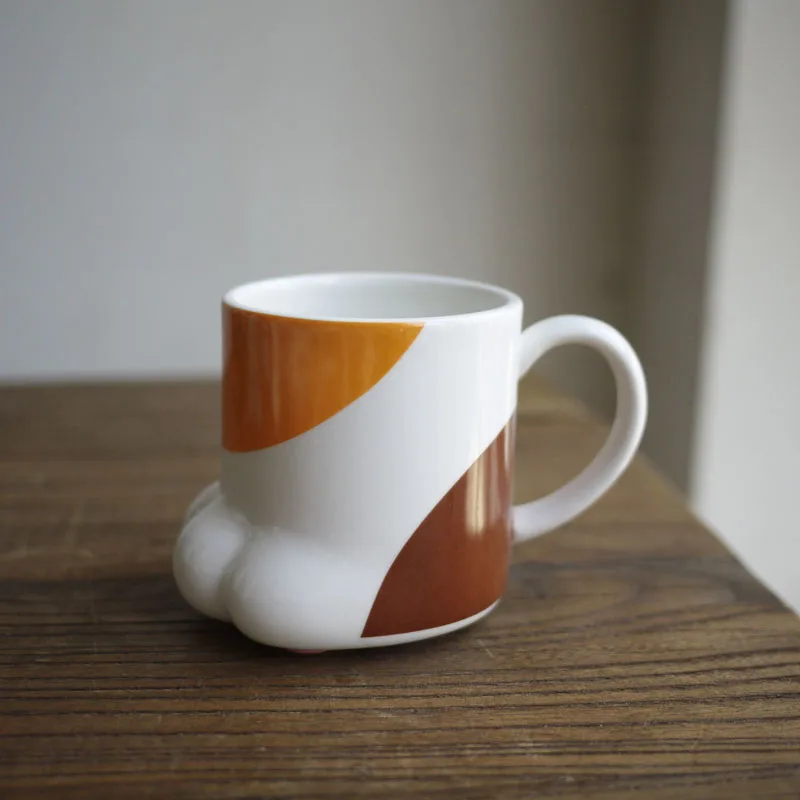 

Cat Mugs Porcelain Cat Paw Mugs, Cat Paw Inspired Kitchenware, Utensils, Kitten Paw Mug Ith Spoon Cups and Mugs Coffee Cup