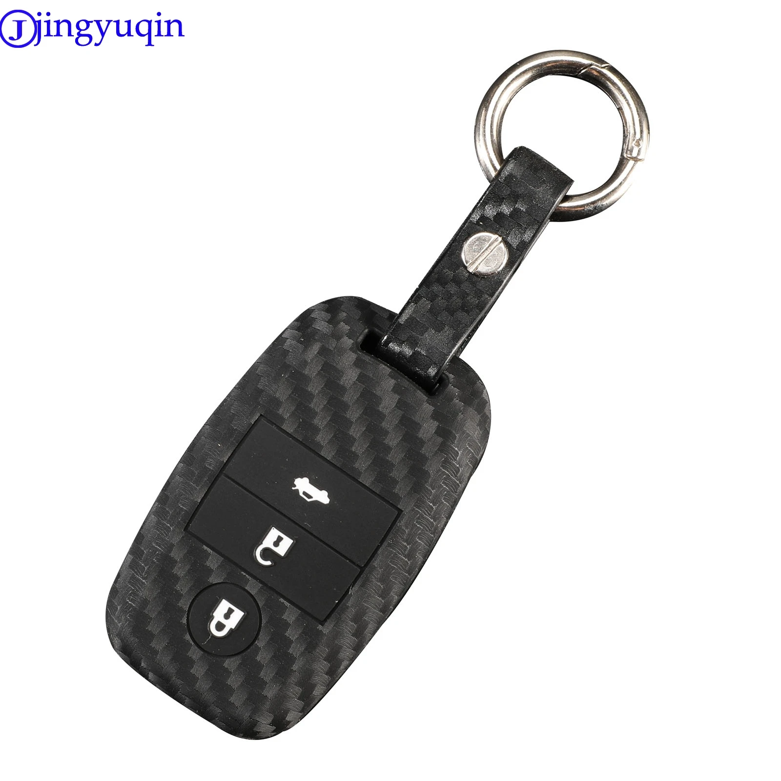 jingyuqin Key Case Cover Carbon for KIA Ceed K3 K4 K5 Sportage R QL KX5 Sorento KX3 KS3 RIO Cerato Optima Frote Soul 3B | Автомобили и