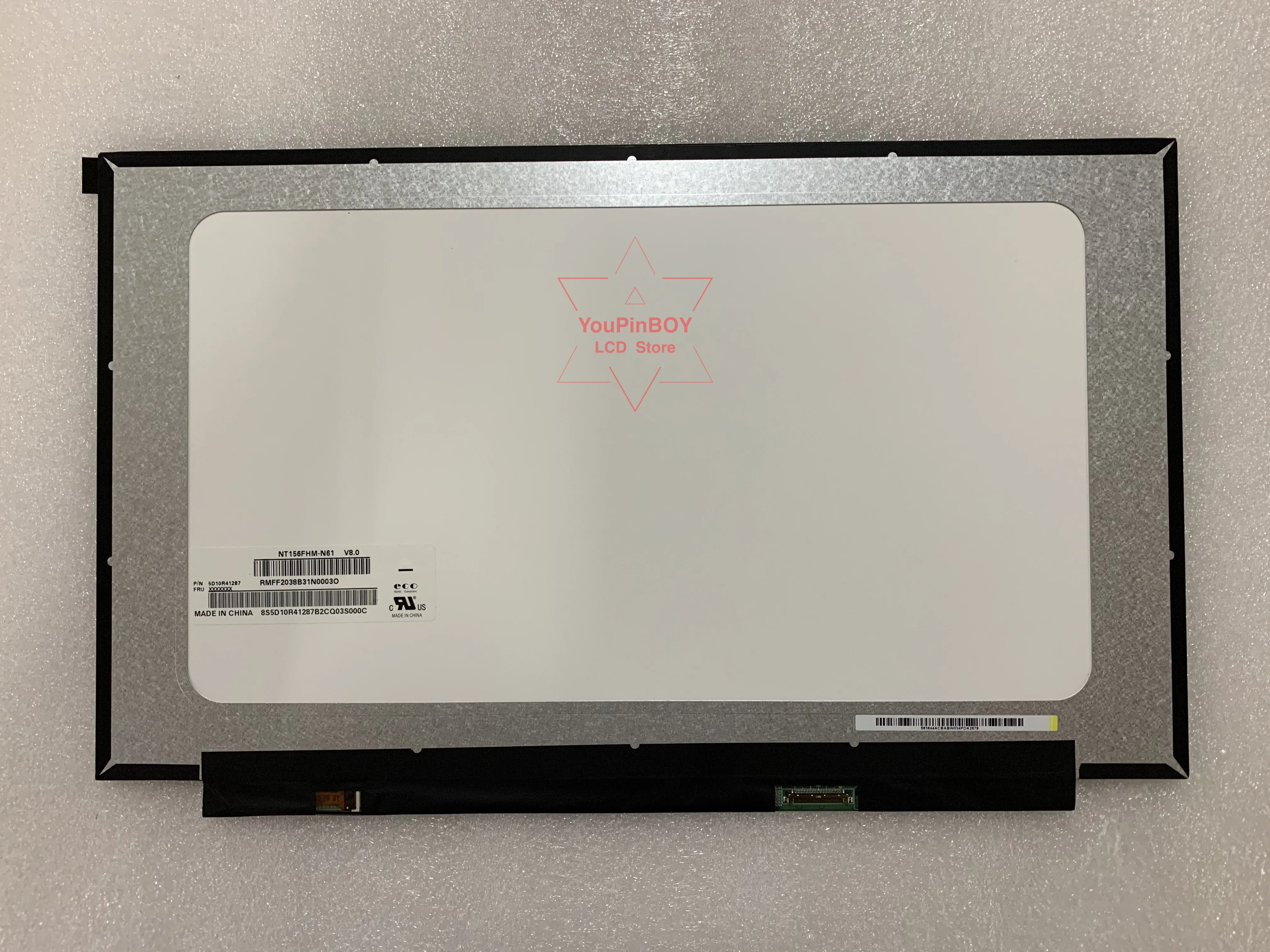 Schermo IPS 15.6" FHD 1920x1080 Per Laptop - Compatibile Con NT156FHM-N62/N61/N63, 30 Pin, 60Hz