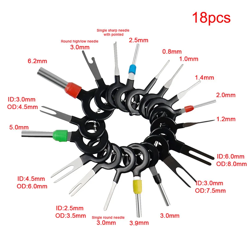 XTY191212 汽车端子拆卸退针器18件套