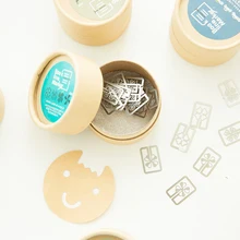 20 штук/металлическая мини-закладка зажимы и милые носки с рисунками зверей из мультфильмов, с покрытием из серебристого цвета закладки канцелярские принадлежности для студентов Подарочная книга маркер линии