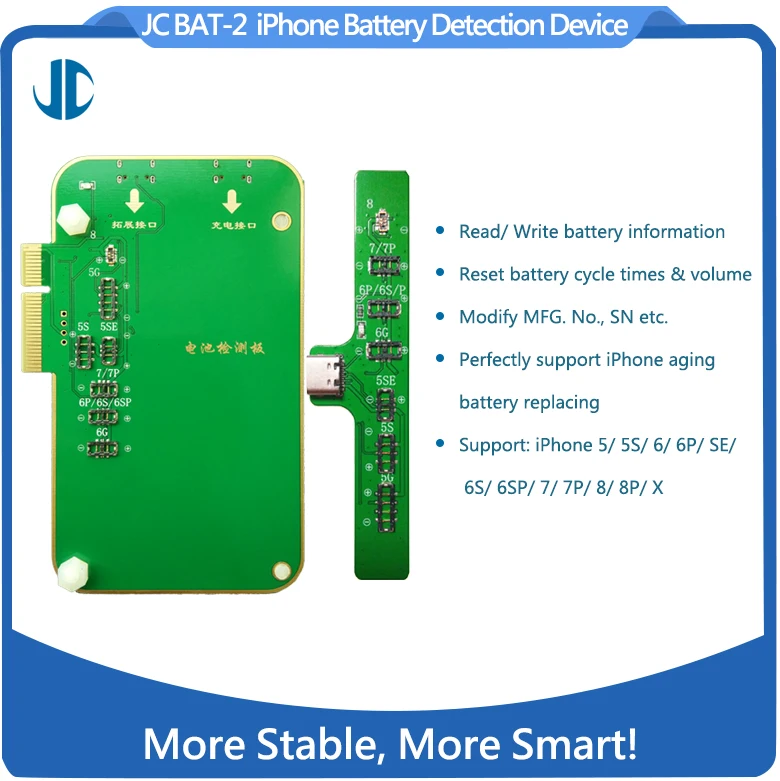 for Battery module JC PCIE NAND программатор HDD SN инструмент для чтения для iPhone 6-X, Pro1000S многофункциональная батарея обнаружения Revice линия передачи данных - Цвет: for Battery module