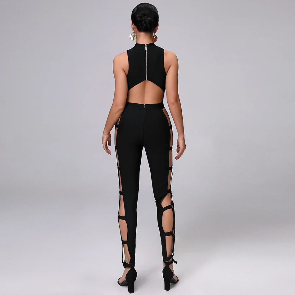 2019-latest-summer-jumpsuit-female-black-sleeveless-high-collar-metal-hollow-celebrity-party-runway-leotard-wholesale (5)