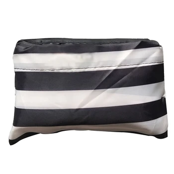 

Office Worker With Handle Durable Oxford Cloth Shopping Bag Waterproof Student Large Capacity Portable Folding Inner Pocket
