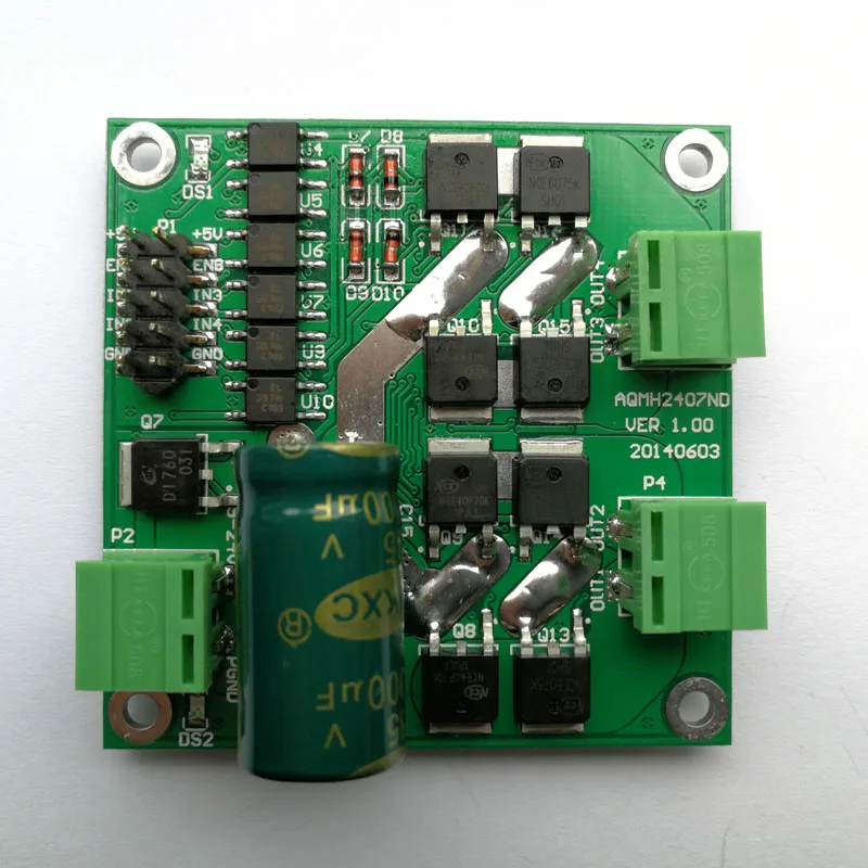 

12/24V 7A 160W Dual-channel DC Motor Drive Module Motor Drive Board H Bridge L298 Logic