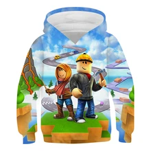 

New Anime Robloxing Hoodie Kid 3D Sweatshirt Long Sleeve Children Clothes Spring Autumn Sportswear Boys Girls Pullovers Hoody