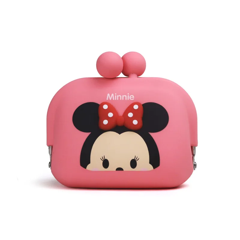 Disney аутентичный Микки Минни Маус мультфильм милый силиконовый кошелек для монет маленьких девочек кошелек маленькие подарки для кошелек для мальчиков - Цвет: GMC-MAI-03