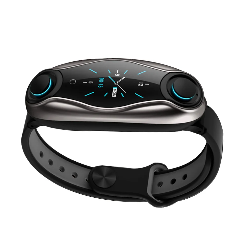 T90 2-в-1 Беспроводной наушники Bluetooth 5,0 наушники Фитнес смарт-браслет Смарт-часы
