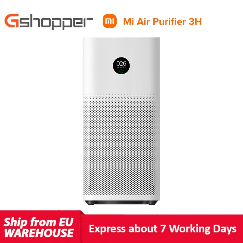 Xiaomi Mijia Mi Air Purifier 3H Sterilizer Addition Formaldehyde Wash Cleaning Intelligent Household Hepa Filter Smart APP WIFI