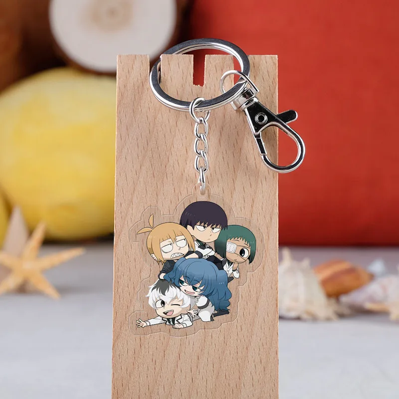

Anime around Tokyo Ghoul Acrylic Keychain Jin Muyan Double-sided Transparent Pendant